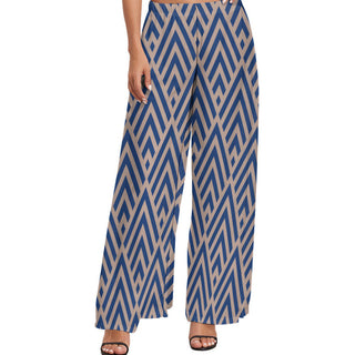 Geo Diamond Wide Leg Pants