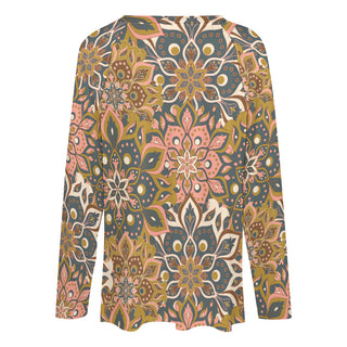 Floral Geometrics Loose Top