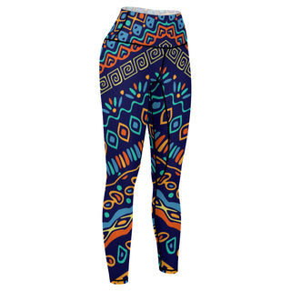 Sunset Shapes Yoga Pants