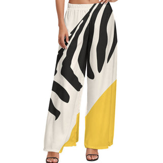 Colourful Zebra Wide Leg Pants