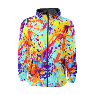 Chromatic Chaos women's and men's Windbreaker jacket