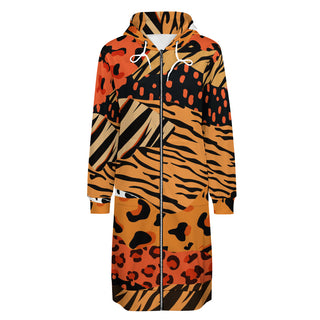 Feline Fury Long Hoodie