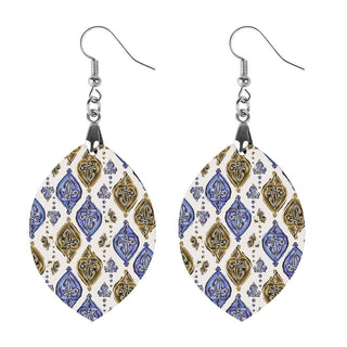 Geometric Chic Wooden Earrings