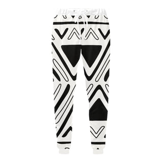 black and white track pants