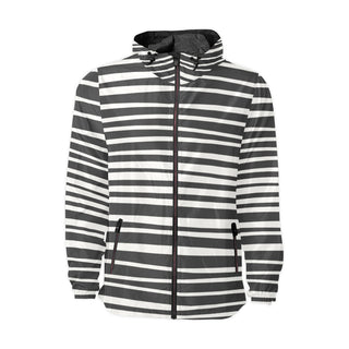 Striped Sensation Zip-up Windbreaker Jacket for women & Men