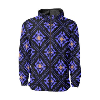 Geometric Dreamscape men's and women's Windbreaker Jacket
