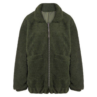 dark green wool jacket
