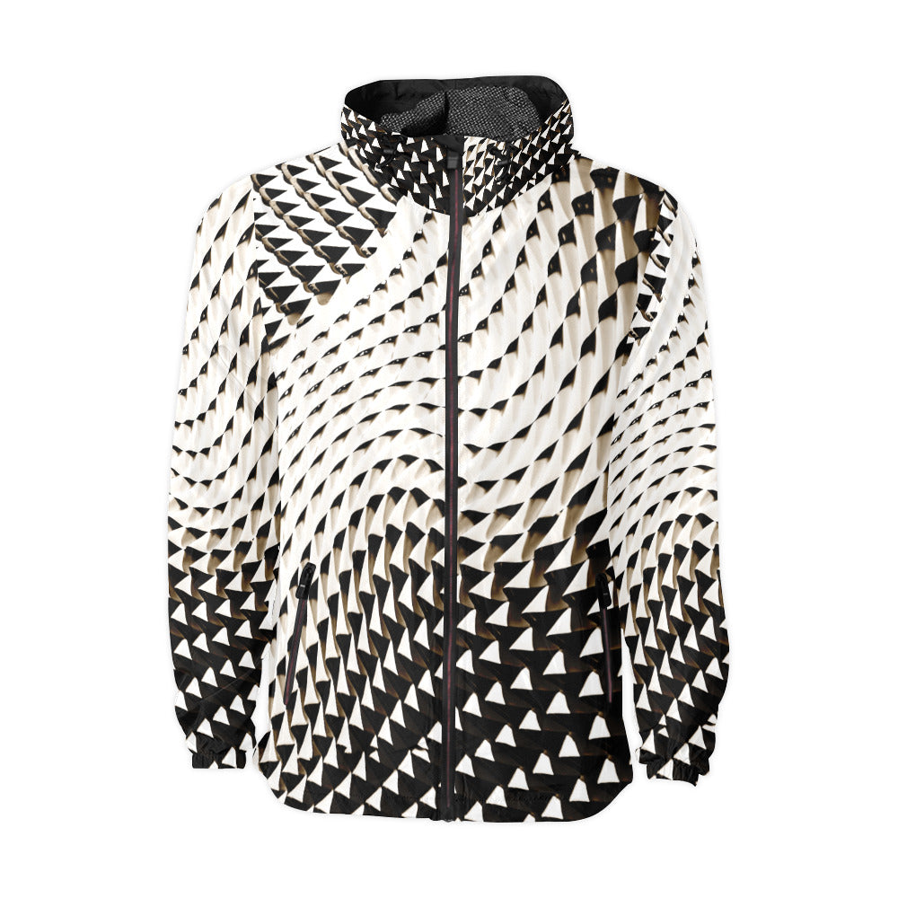 Unisex Pixelated Dream Windbreaker Jacket – Custom Couture