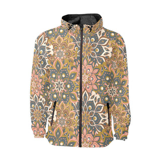 Floral Geometrics Windbreaker jacket for men and women