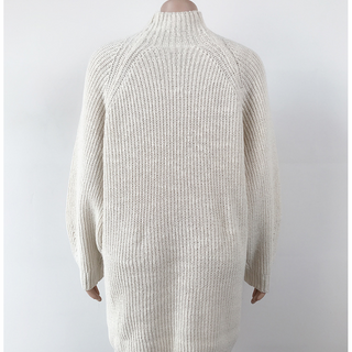 off white Rib Knit Sweater