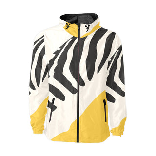 Colourful Zebra Windbreaker Jacket